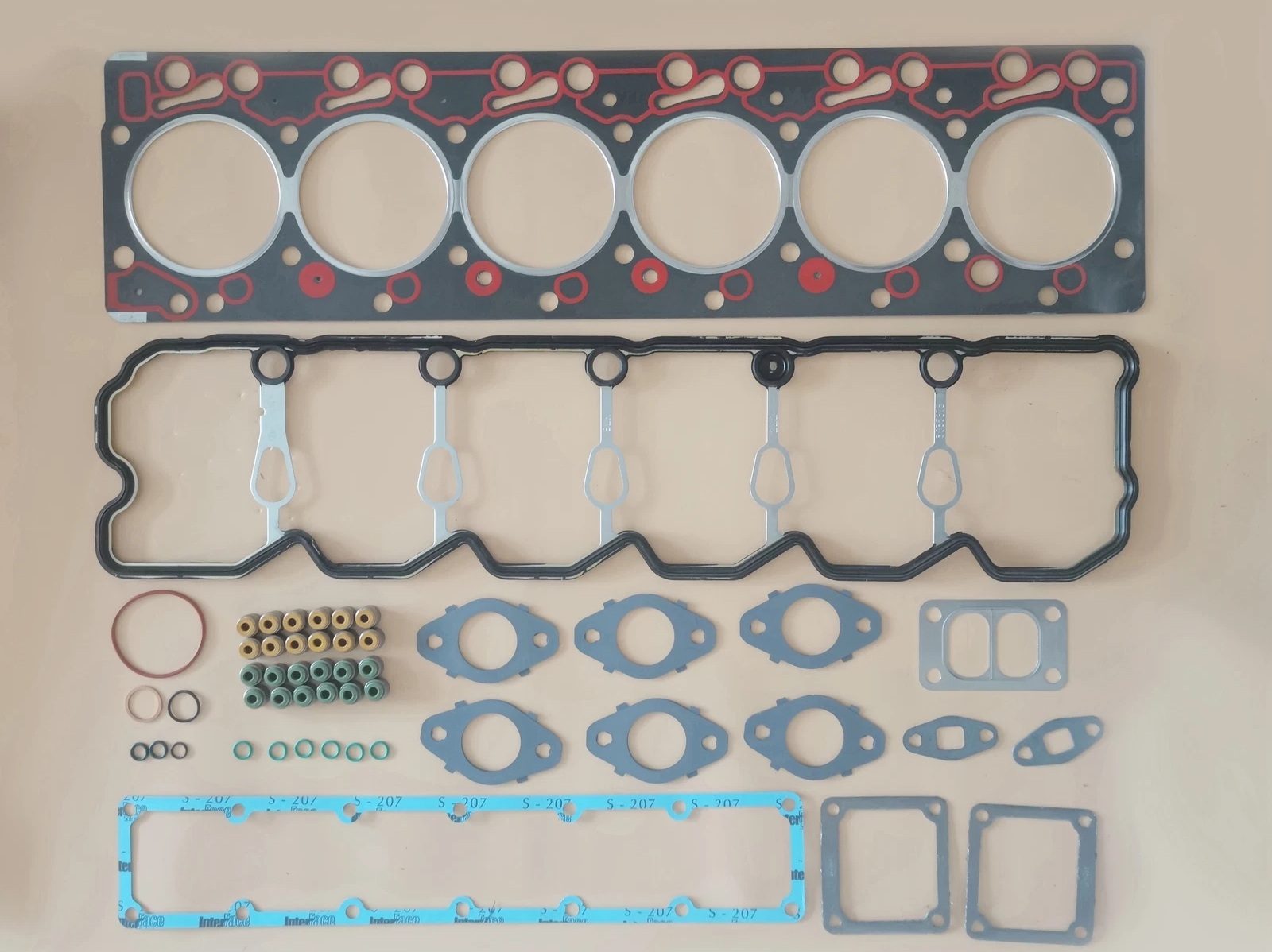4089790 4090037 3800853 UPPER HEAD GASKET GASKET SET KIT FOR 5.9L CUMMINS 24V - Image 2