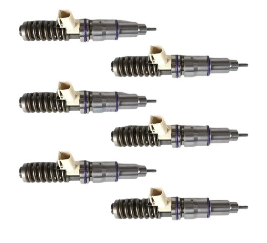 6PC FUEL INJECTORS 85020428 22479124 VOLVO D13 MACK MP8 T300 T630 T780